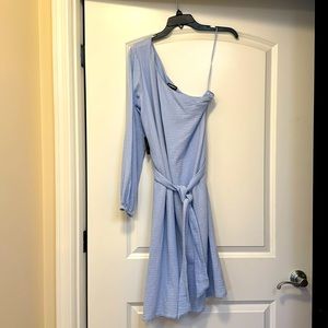 New express light blue cotton dress